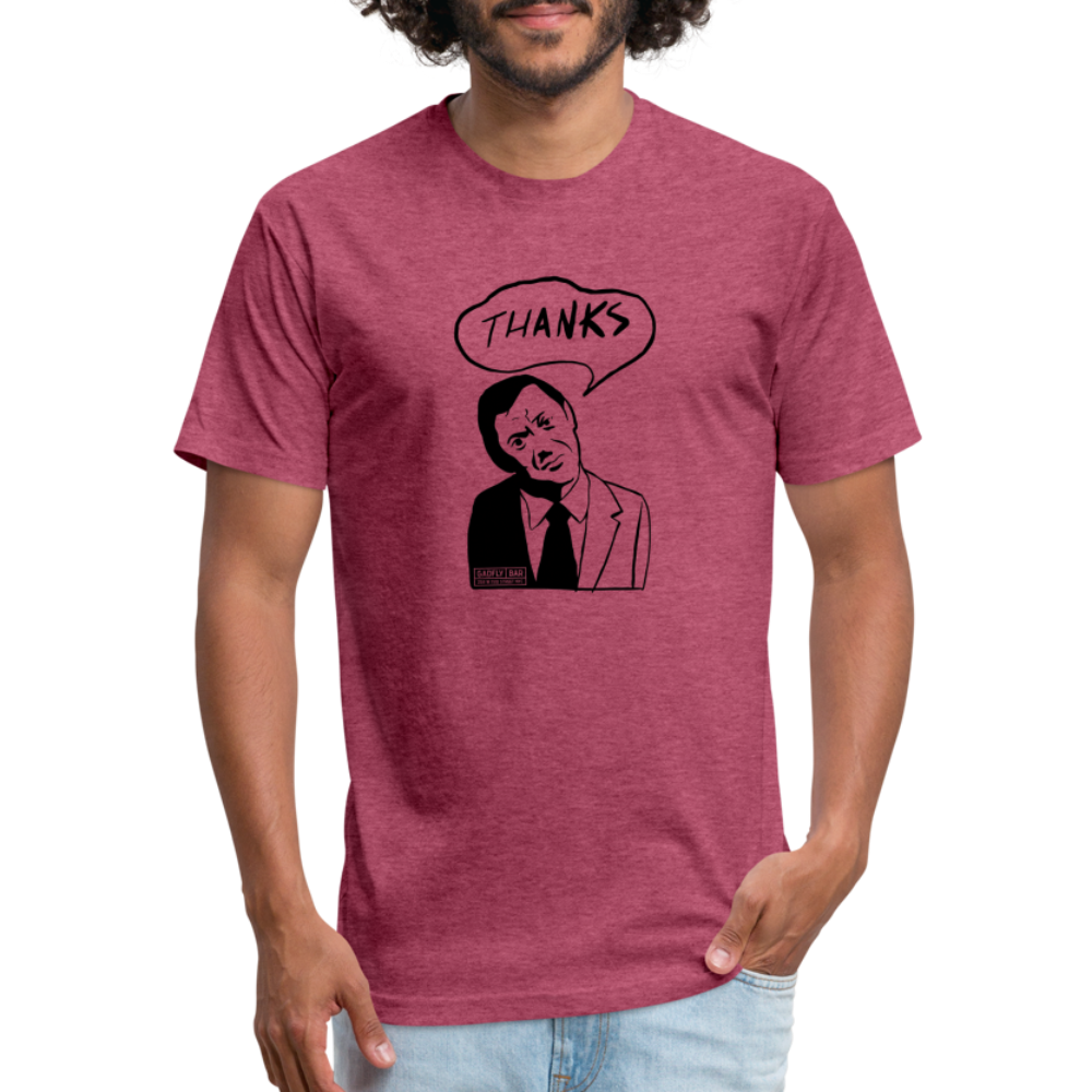 Felix Unger Tee - heather burgundy