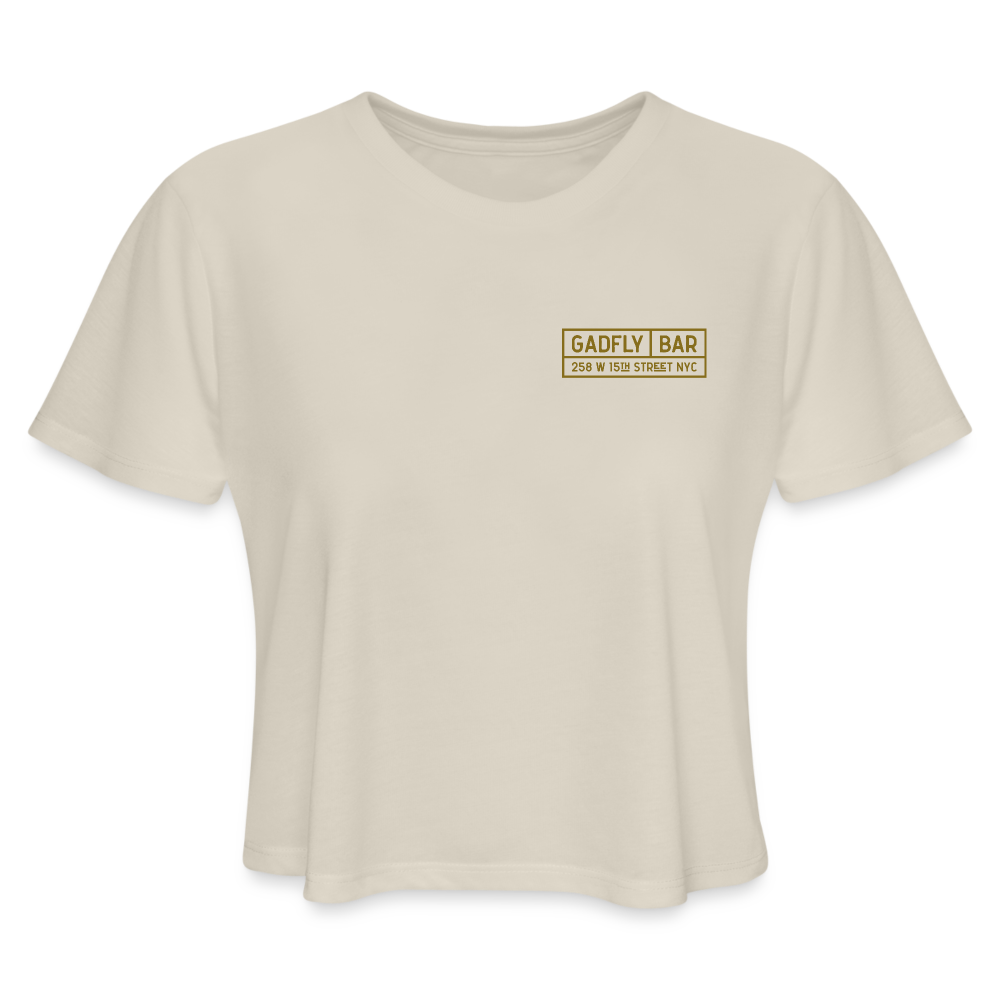 Gadfly Crop Tee - dust