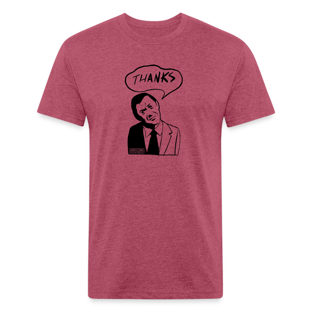 Felix Unger Tee - heather burgundy