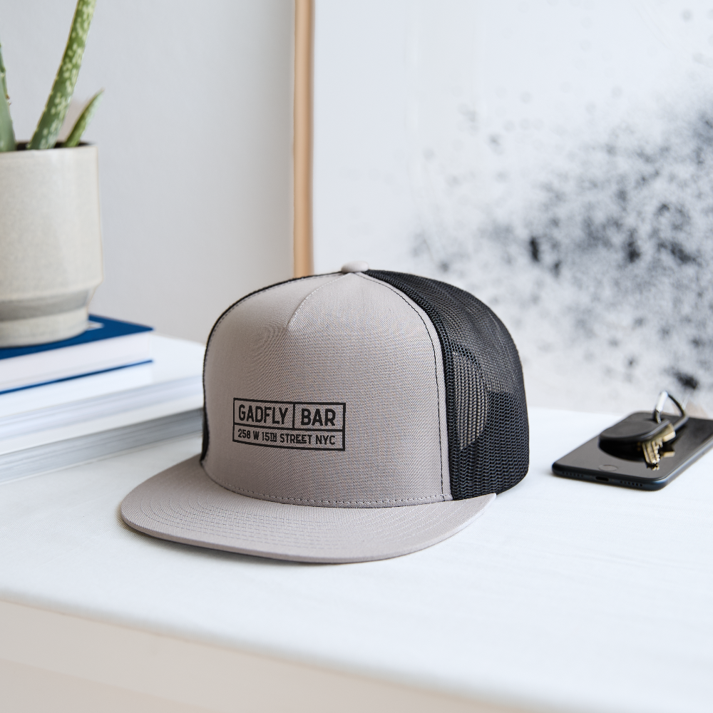 Gadfly Trucker Hat - gray/black
