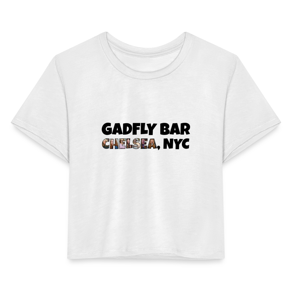 Chelsea NYC Crop Tee - white