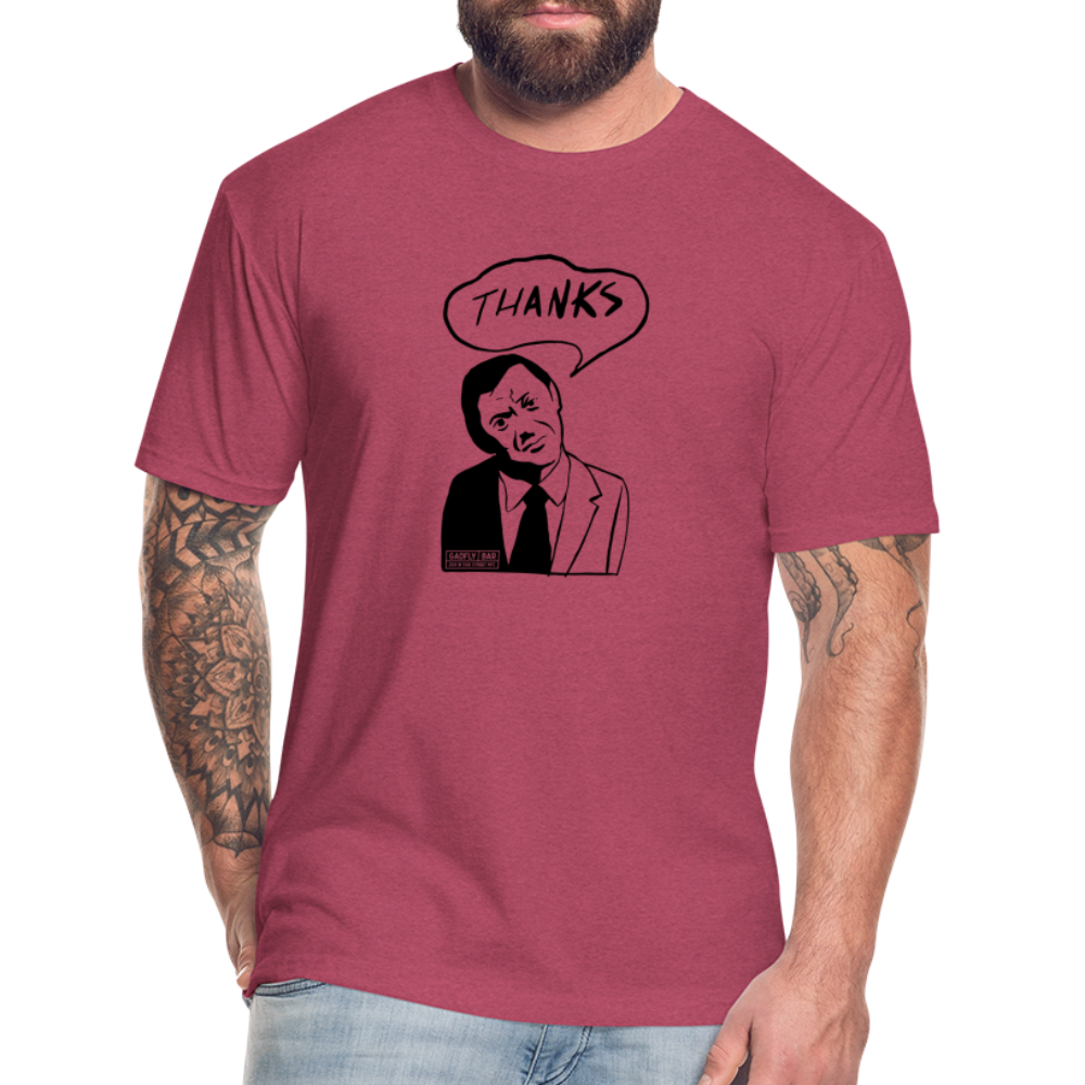 Felix Unger Tee - heather burgundy