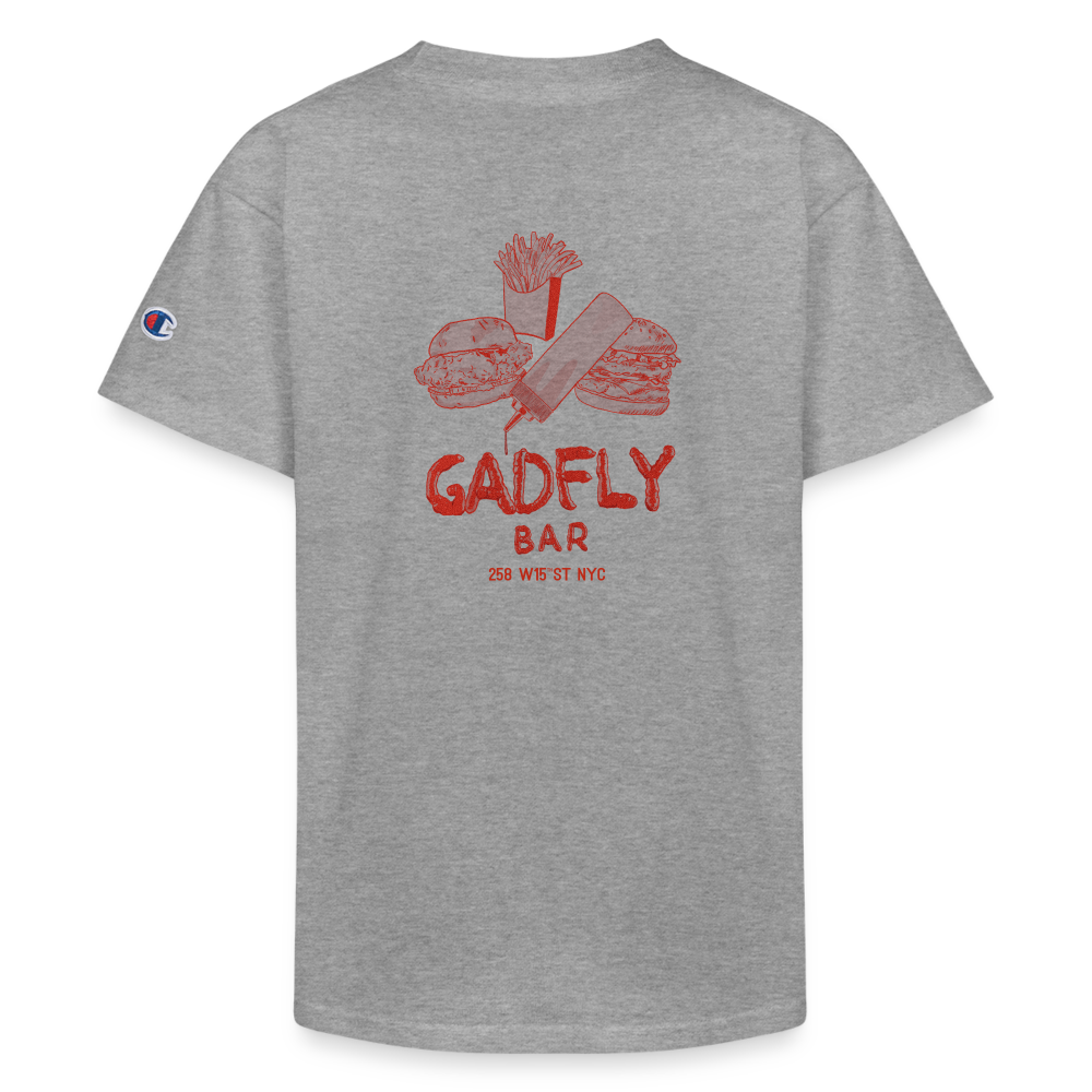 Hold the Ketchup Youth Tee - heather gray