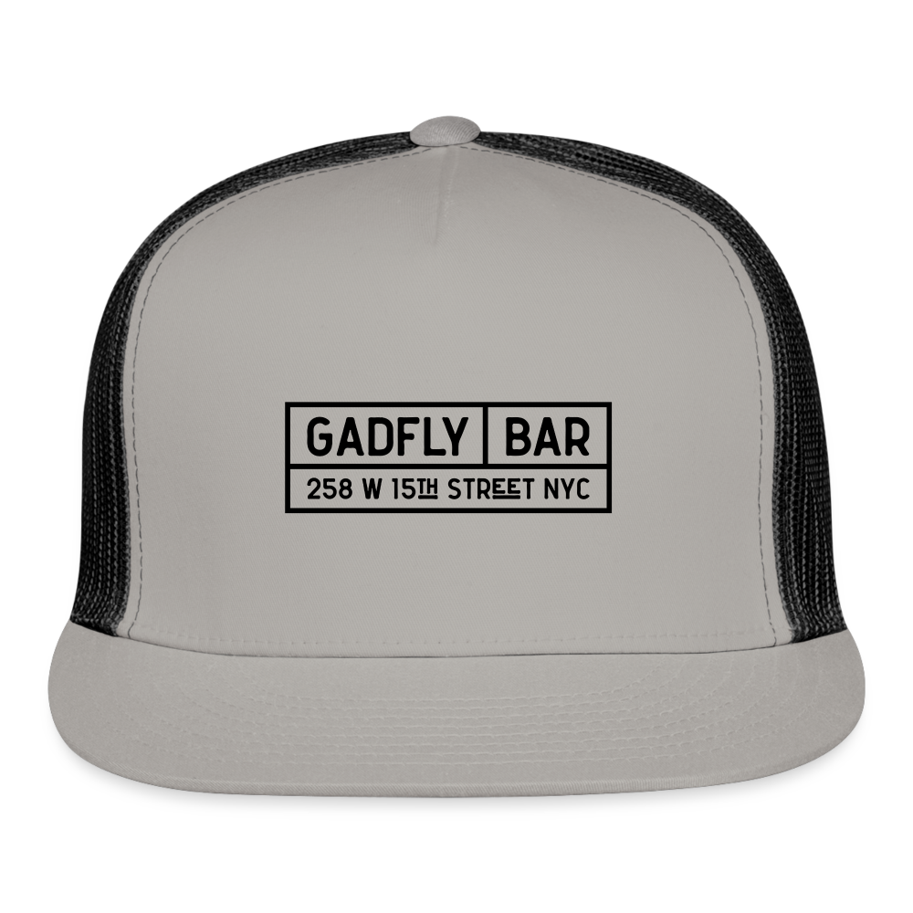 Gadfly Trucker Hat - gray/black