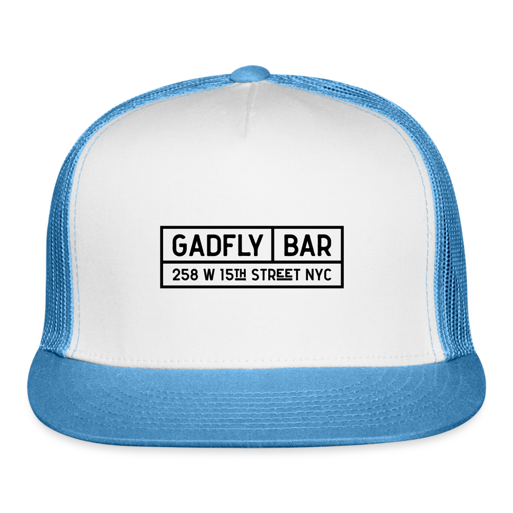 Gadfly Trucker Hat - white/blue
