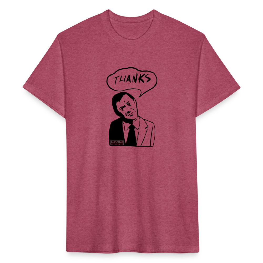 Felix Unger Tee - heather burgundy