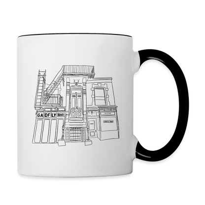 Storefront Coffee Mug - white/black