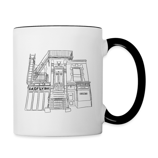 Storefront Coffee Mug - white/black