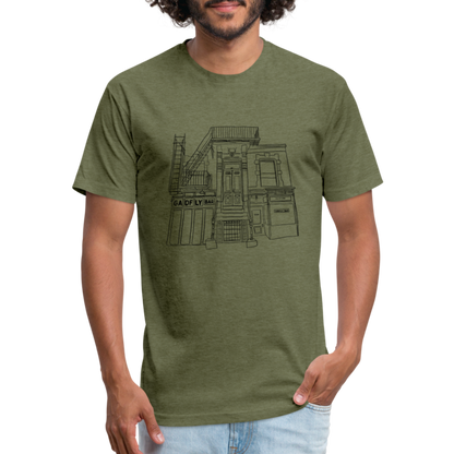 Storefront Tee - heather military green