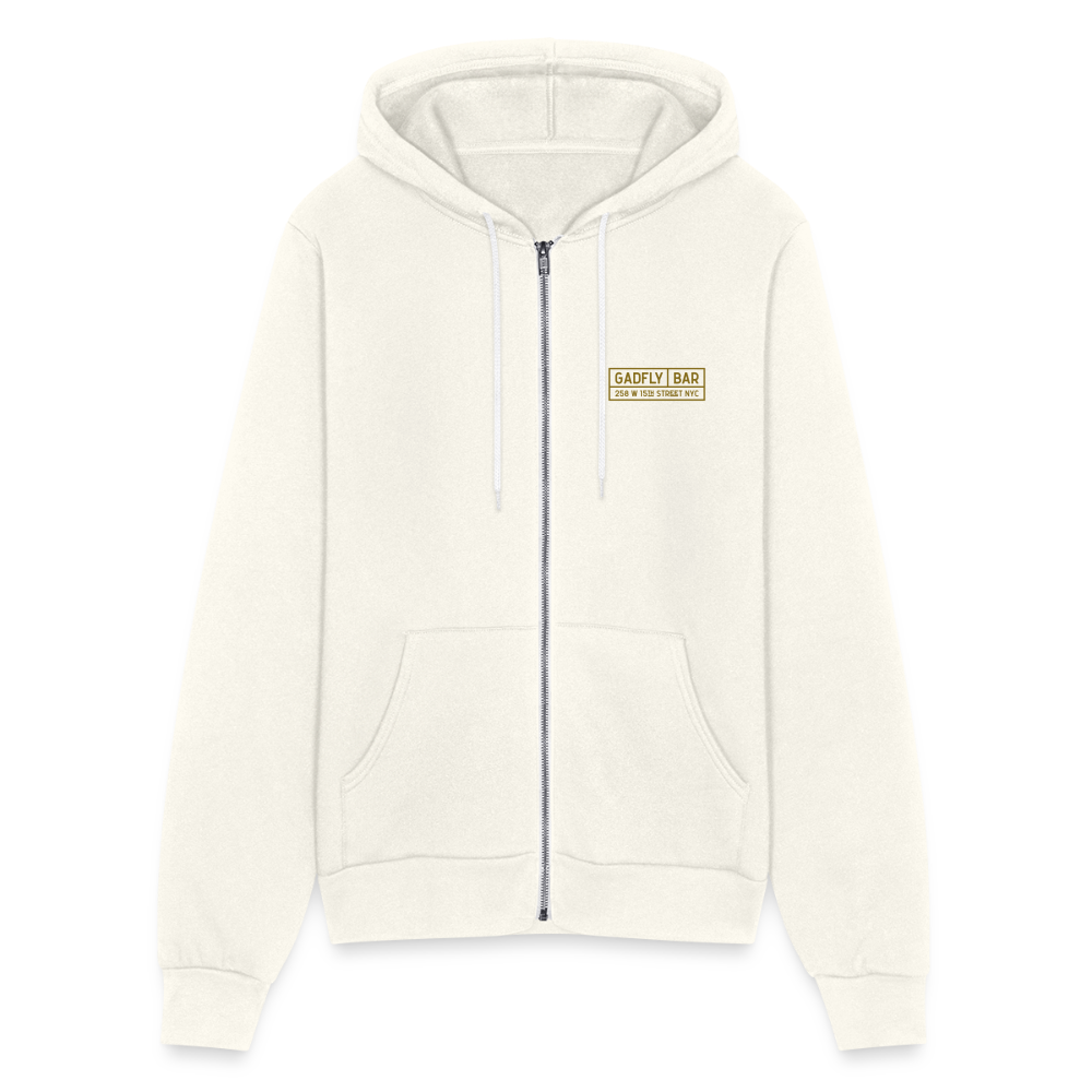 Gadfly Logo Zip Hoodie - vintage white