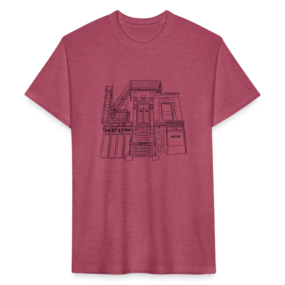 Storefront Tee - heather burgundy