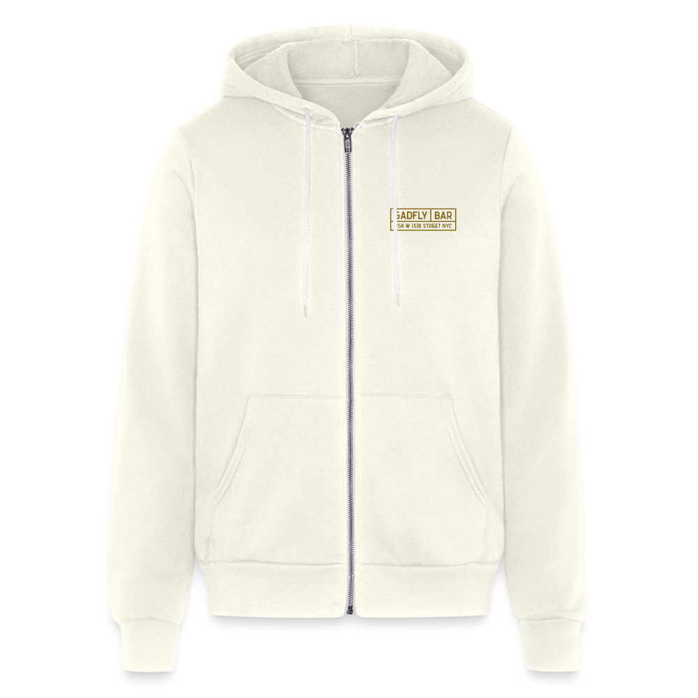 Gadfly Logo Zip Hoodie - vintage white