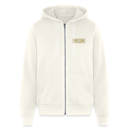 Gadfly Logo Zip Hoodie - vintage white