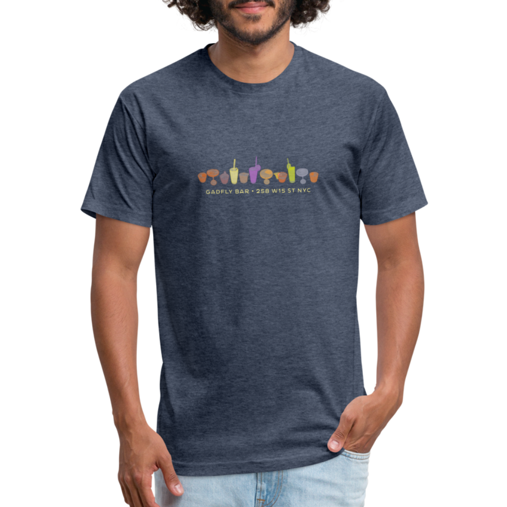 Get Some Cocktails Tee - heather navy