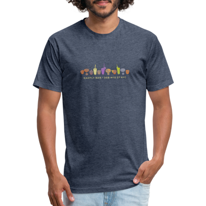 Get Some Cocktails Tee - heather navy