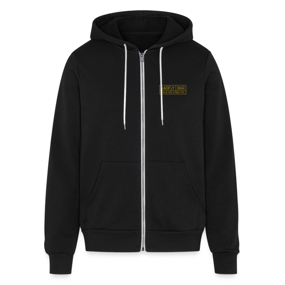 Gadfly Logo Zip Hoodie - black