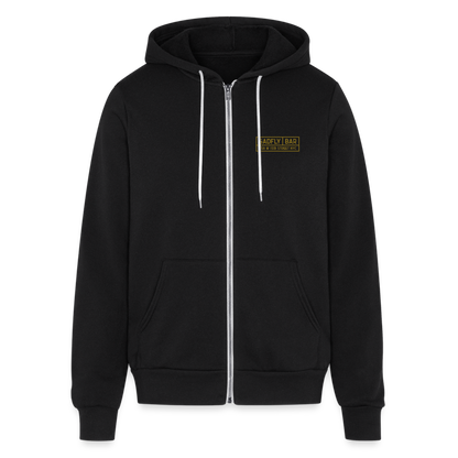 Gadfly Logo Zip Hoodie - black