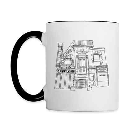 Storefront Coffee Mug - white/black