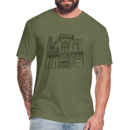 Storefront Tee - heather military green