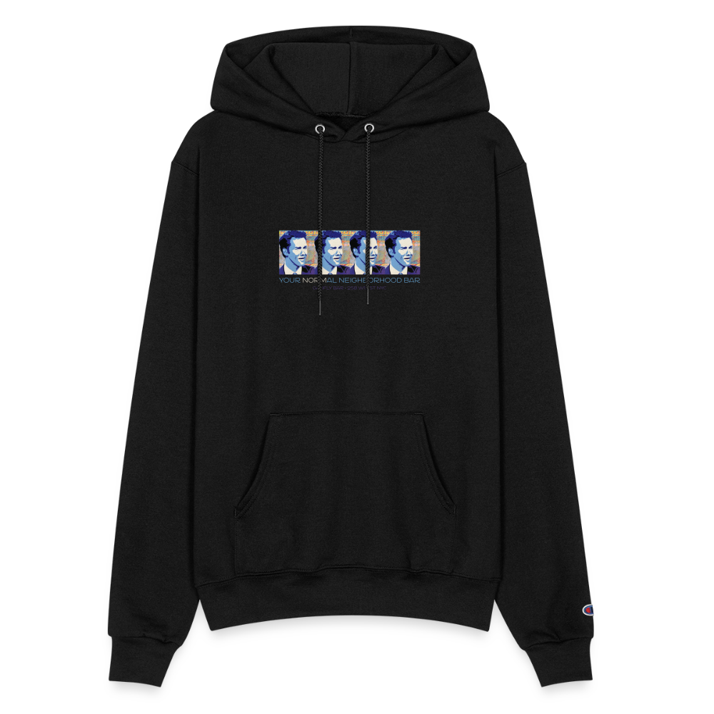 Normal Bar Pullover Hoodie - black