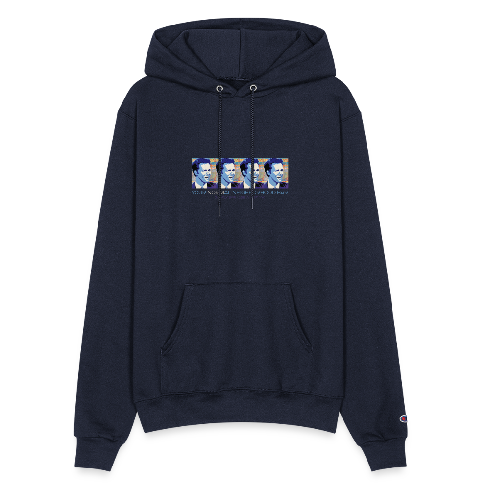 Normal Bar Pullover Hoodie - navy