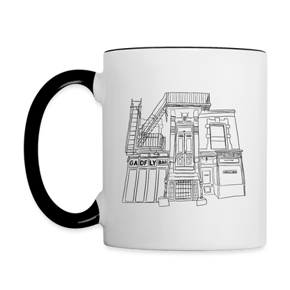 Storefront Coffee Mug - white/black