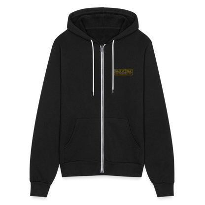 Gadfly Logo Zip Hoodie - black