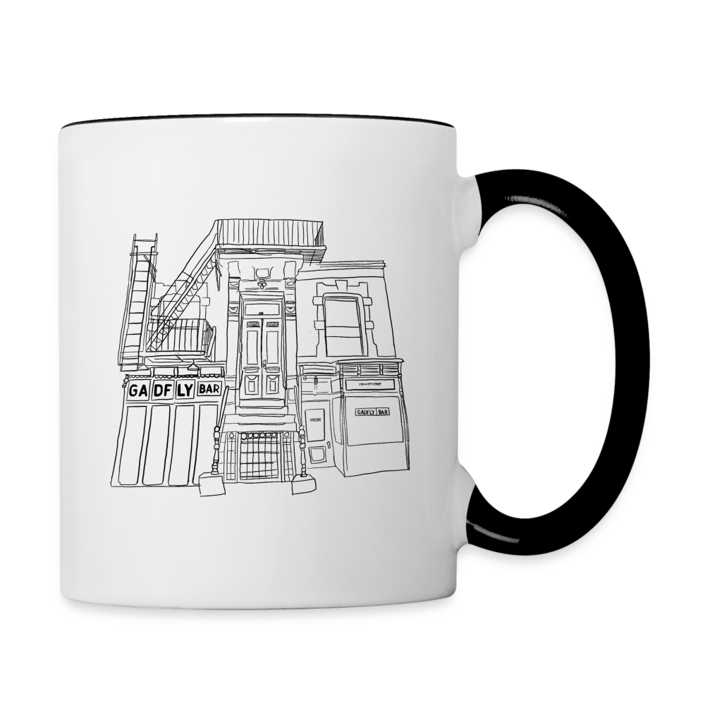 Storefront Coffee Mug - white/black