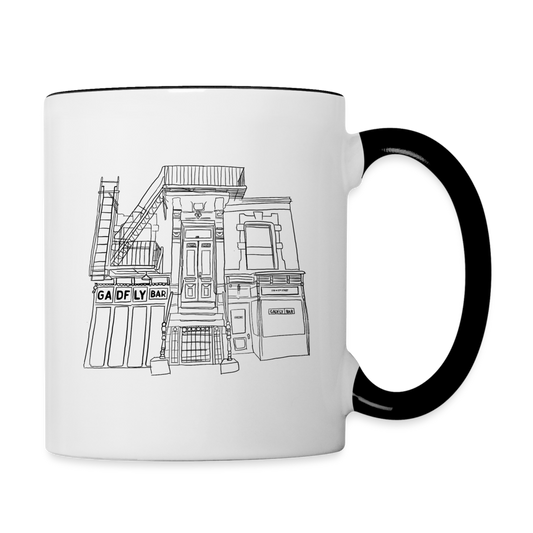 Storefront Coffee Mug - white/black