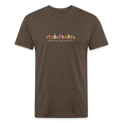 Get Some Cocktails Tee - heather espresso