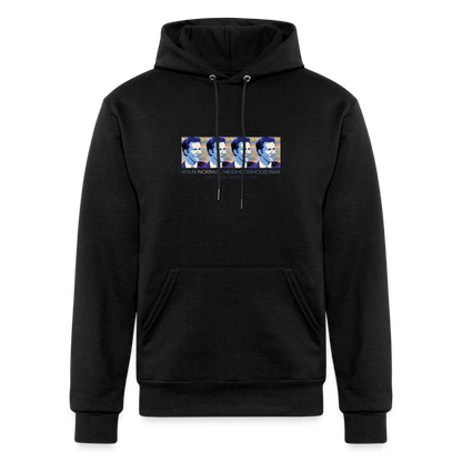 Normal Bar Pullover Hoodie - black