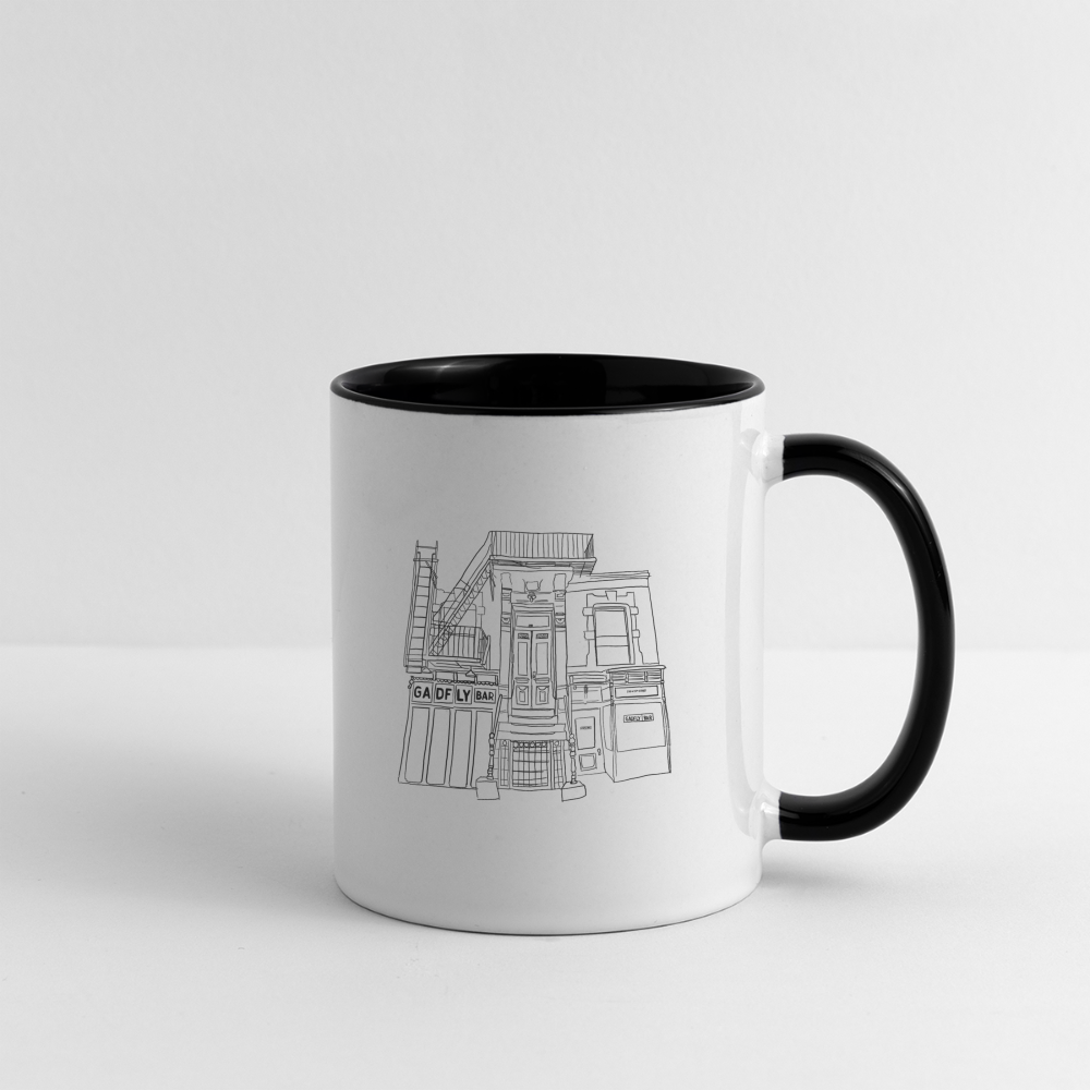 Storefront Coffee Mug - white/black