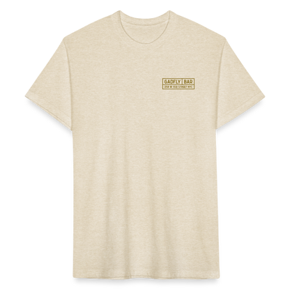 Gadfly Logo Tee - heather cream