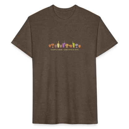 Get Some Cocktails Tee - heather espresso