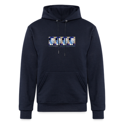 Normal Bar Pullover Hoodie - navy