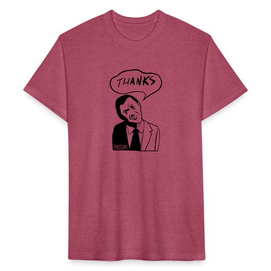 Felix Unger Tee - heather burgundy